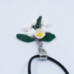 Подвеска ландыши с листиками каскад на цепочке (Бижутерия)