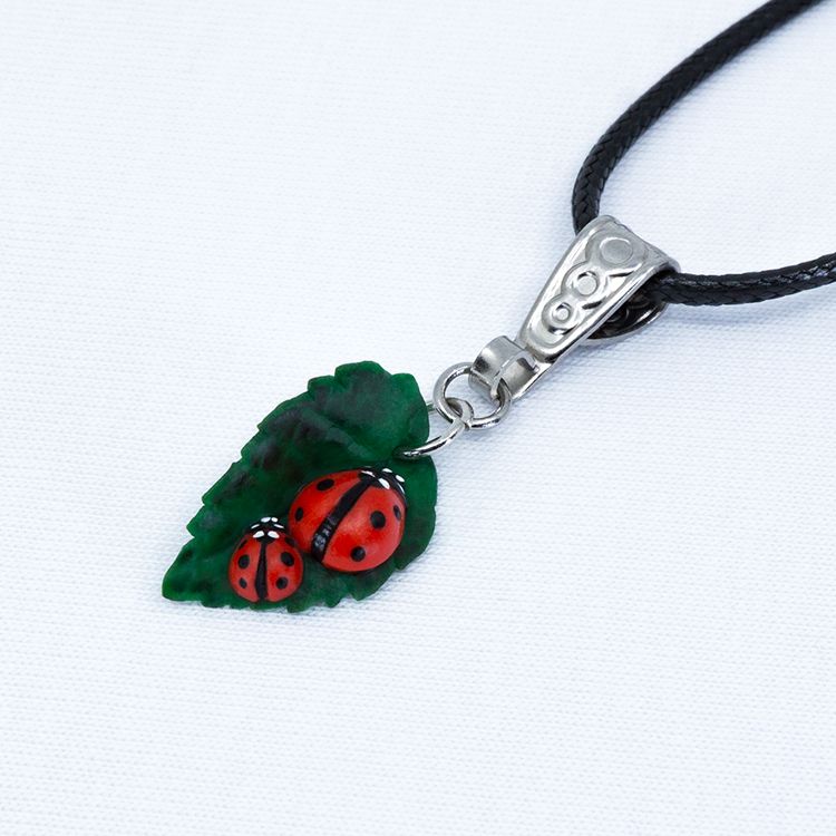 Подвеска божьи коровки красные (Бижутерия)