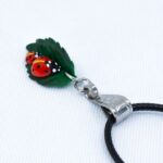 Подвеска божьи коровки красно-золотые (Бижутерия)