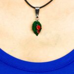 Подвеска божьи коровки красно-золотые (Бижутерия)