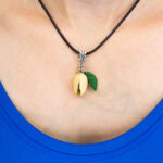 Подвеска фисташка (Бижутерия)