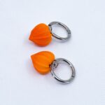 Серьги конго физалисы 16 мм (Бижутерия)