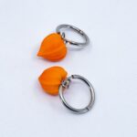 Серьги конго физалисы 18 мм (Бижутерия)