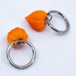 Серьги конго физалисы 18 мм (Бижутерия)