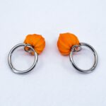 Серьги конго физалисы 18 мм (Бижутерия)