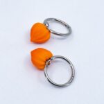 Серьги конго физалисы 20 мм (Бижутерия)