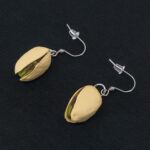 Серьги фисташки, швензы крючки (Бижутерия)