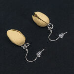 Серьги фисташки, швензы крючки (Бижутерия)