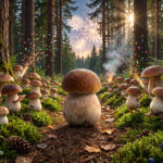 Фигурка гриб боровик маленький мини